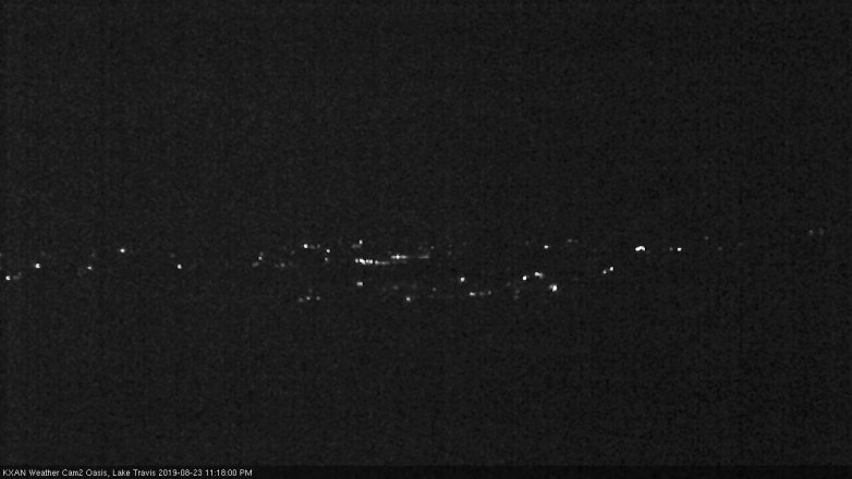 Lake Travis webcam, August 23, 2019 10:20 PM CT