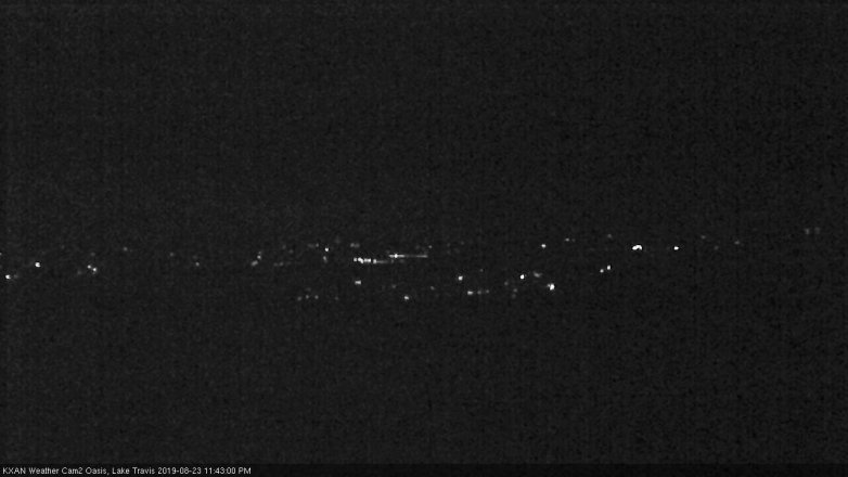 Lake Travis webcam, August 23, 2019 10:45 PM CT