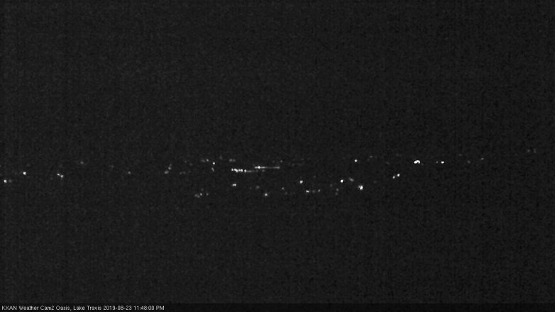 Lake Travis webcam, August 23, 2019 10:50 PM CT
