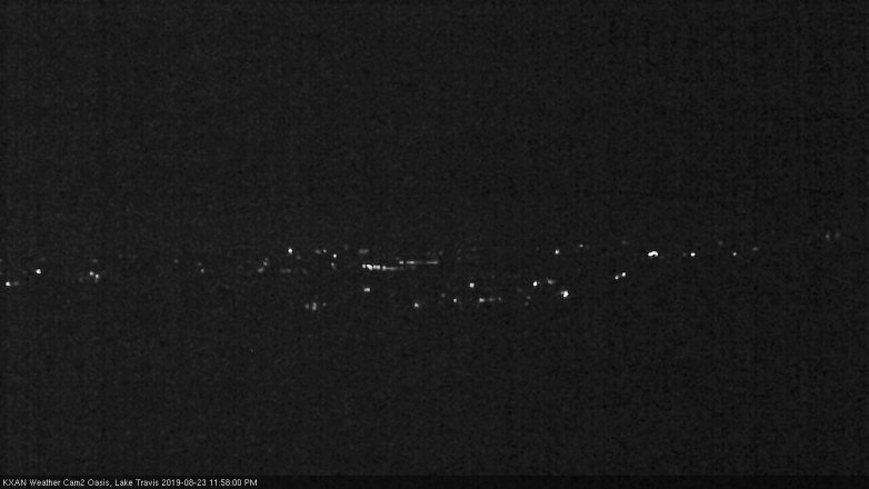 Lake Travis webcam, August 23, 2019 11:00 PM CT