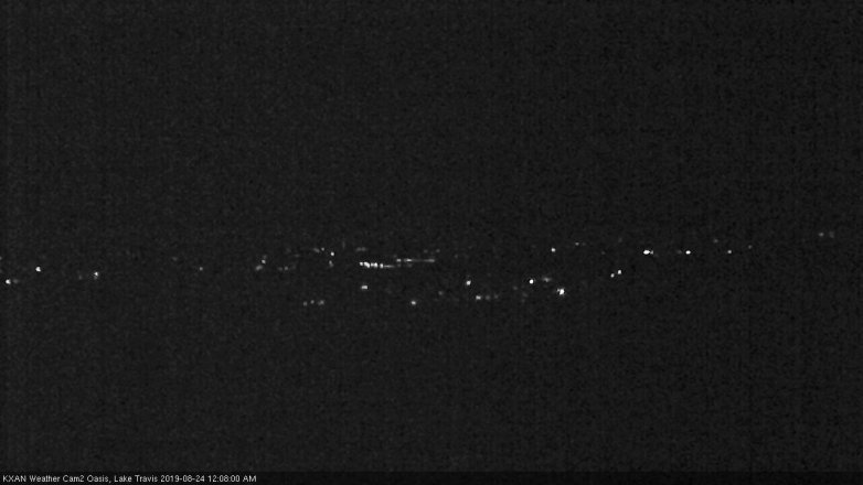 Lake Travis webcam, August 23, 2019 11:10 PM CT