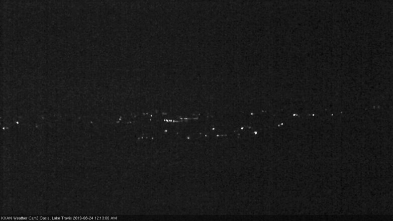 Lake Travis webcam, August 23, 2019 11:15 PM CT