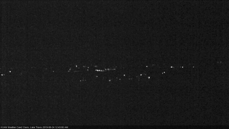 Lake Travis webcam, August 23, 2019 11:45 PM CT