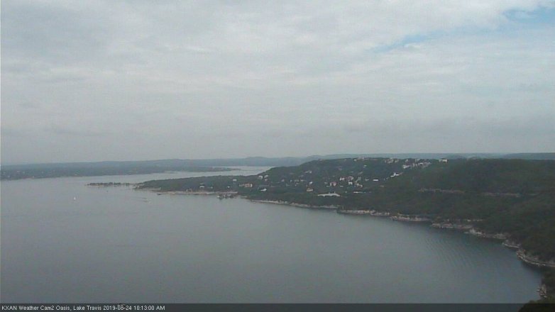 Lake Travis webcam, August 24, 2019 9:15 AM CT