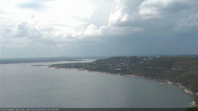 Lake Travis webcam, August 24, 2019 2:25 PM CT