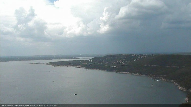 Lake Travis webcam, August 24, 2019 2:30 PM CT