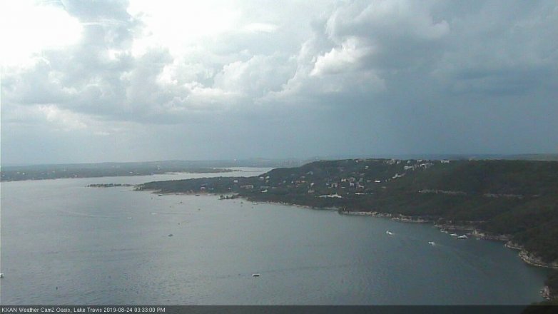 Lake Travis webcam, August 24, 2019 2:35 PM CT