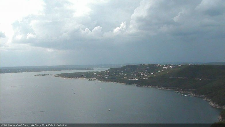 Lake Travis webcam, August 24, 2019 2:40 PM CT