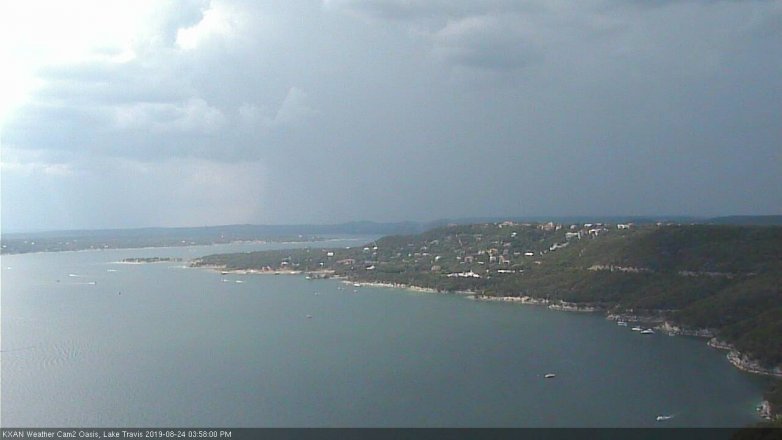 Lake Travis webcam, August 24, 2019 3:00 PM CT