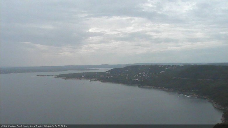 Lake Travis webcam, August 24, 2019 3:55 PM CT