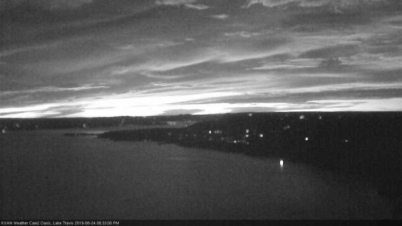 Lake Travis webcam, August 24, 2019 7:35 PM CT