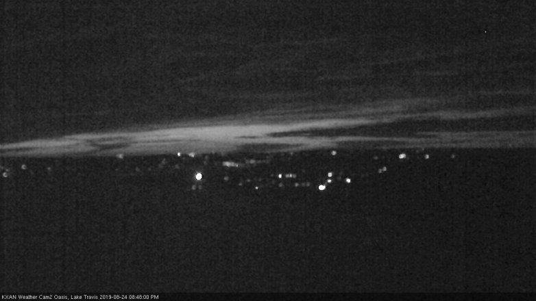 Lake Travis webcam, August 24, 2019 7:50 PM CT