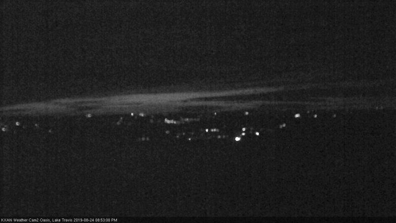 Lake Travis webcam, August 24, 2019 7:55 PM CT
