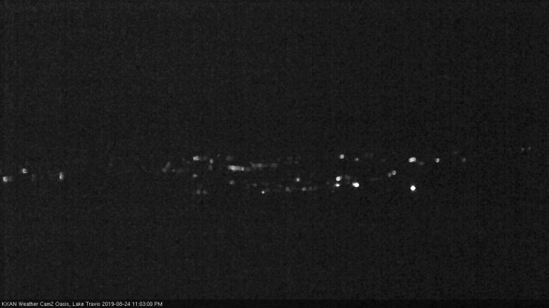 Lake Travis webcam, August 24, 2019 10:05 PM CT