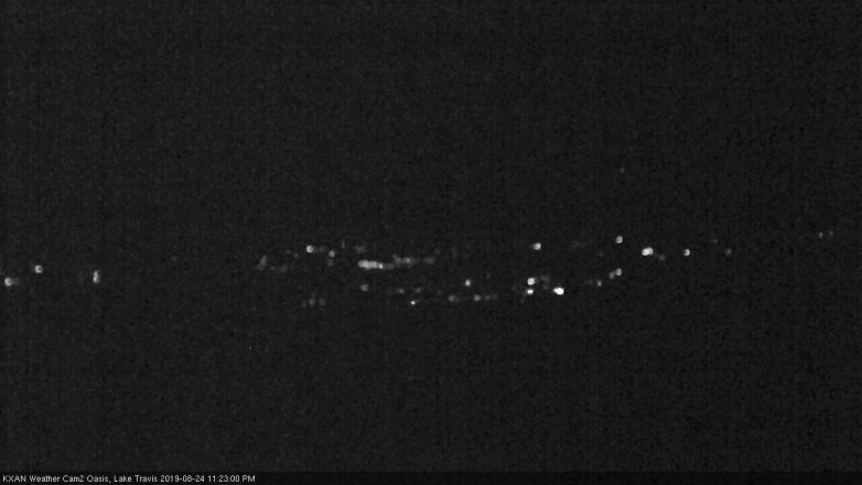 Lake Travis webcam, August 24, 2019 10:25 PM CT