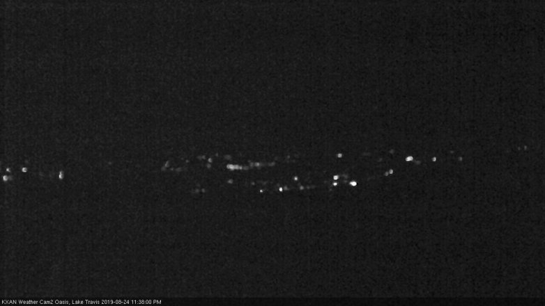 Lake Travis webcam, August 24, 2019 10:40 PM CT