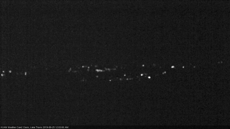 Lake Travis webcam, August 24, 2019 11:05 PM CT
