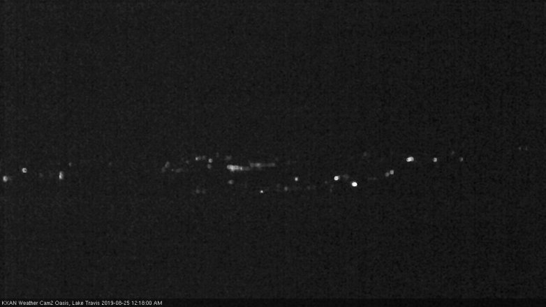 Lake Travis webcam, August 24, 2019 11:20 PM CT