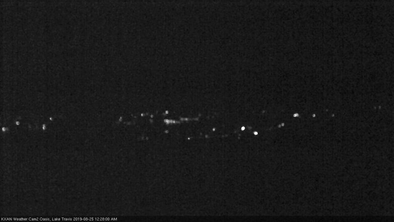 Lake Travis webcam, August 24, 2019 11:30 PM CT