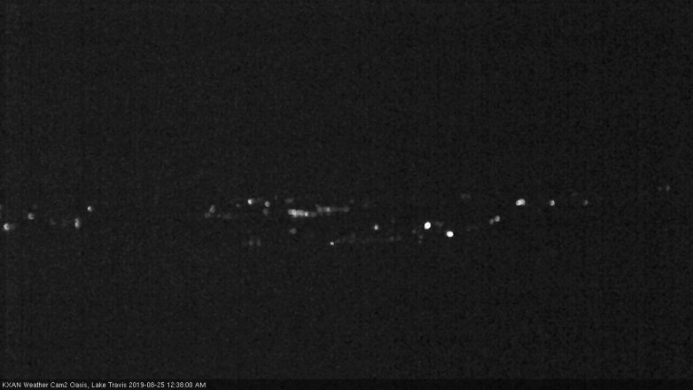 Lake Travis webcam, August 24, 2019 11:40 PM CT