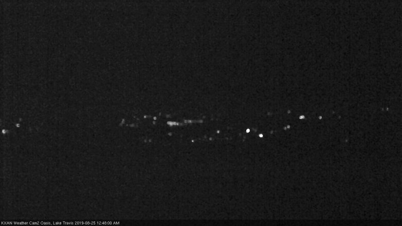 Lake Travis webcam, August 24, 2019 11:50 PM CT