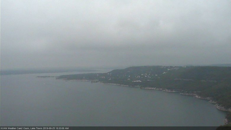 Lake Travis webcam, August 25, 2019 9:35 AM CT