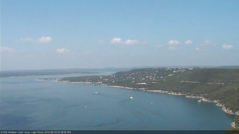 Lake Travis webcam, August 25, 2019 12:10 PM CT