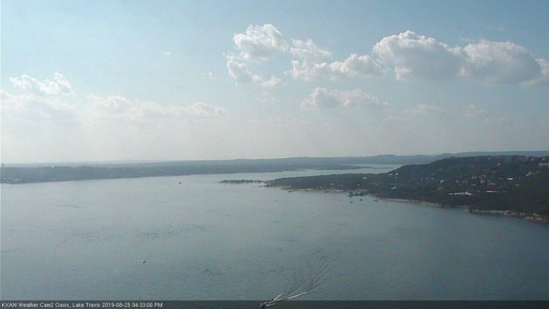 Lake Travis webcam, August 25, 2019 3:35 PM CT