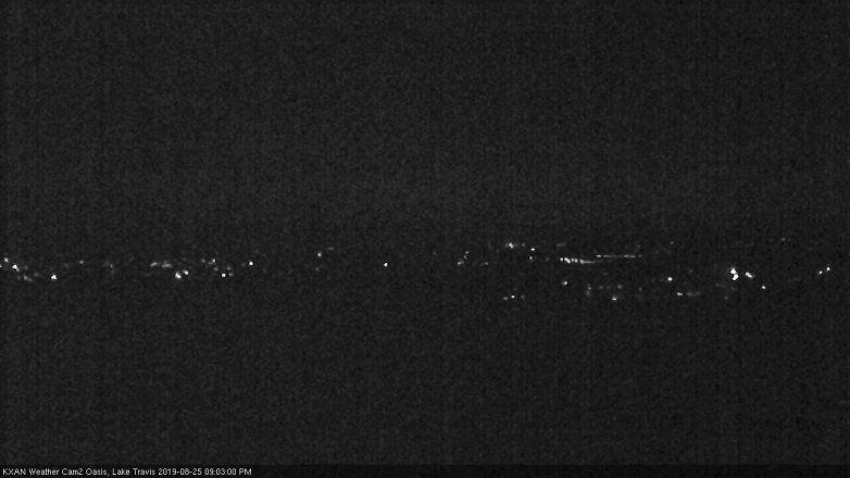 Lake Travis webcam, August 25, 2019 8:05 PM CT