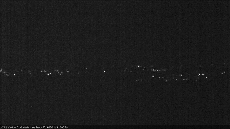 Lake Travis webcam, August 25, 2019 8:30 PM CT