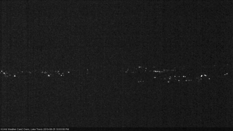 Lake Travis webcam, August 25, 2019 9:05 PM CT
