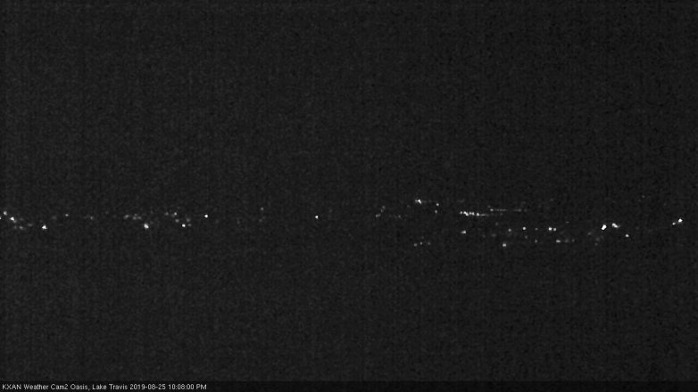 Lake Travis webcam, August 25, 2019 9:10 PM CT