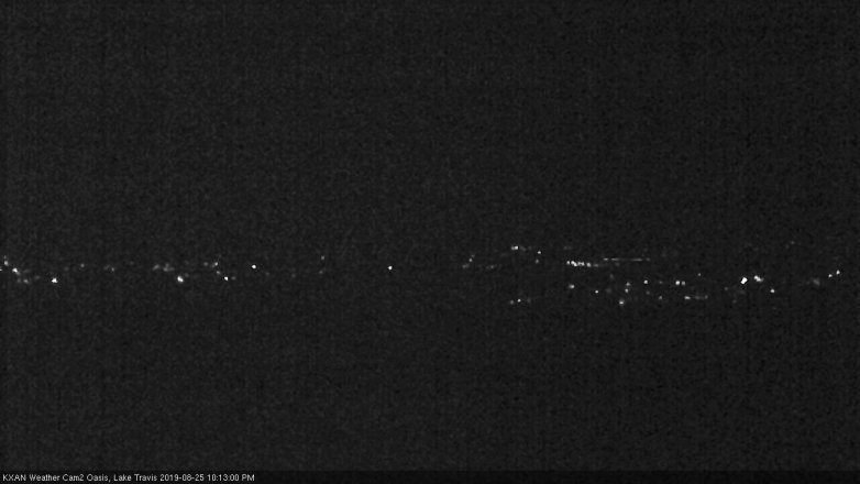 Lake Travis webcam, August 25, 2019 9:15 PM CT