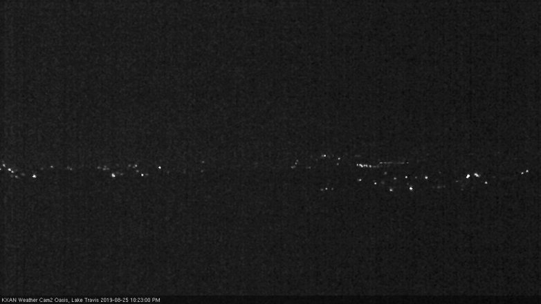 Lake Travis webcam, August 25, 2019 9:25 PM CT