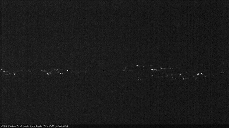 Lake Travis webcam, August 25, 2019 9:40 PM CT