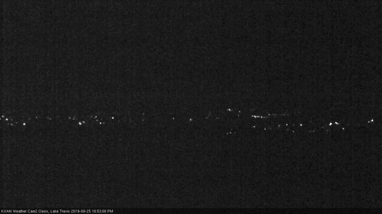 Lake Travis webcam, August 25, 2019 9:55 PM CT