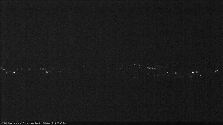 Lake Travis webcam, August 25, 2019 10:25 PM CT