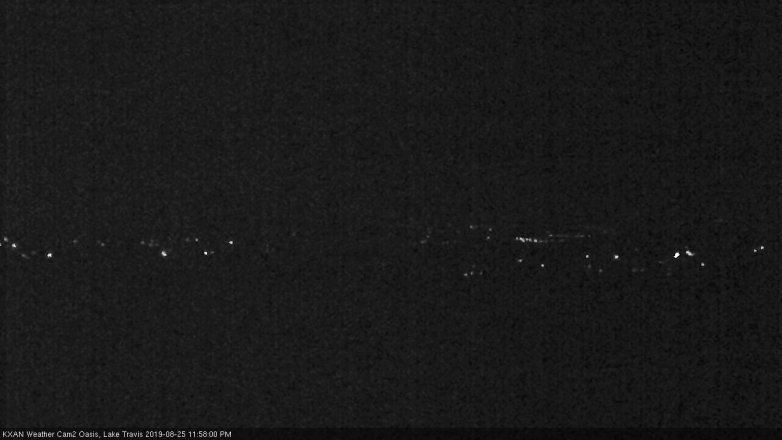 Lake Travis webcam, August 25, 2019 11:00 PM CT