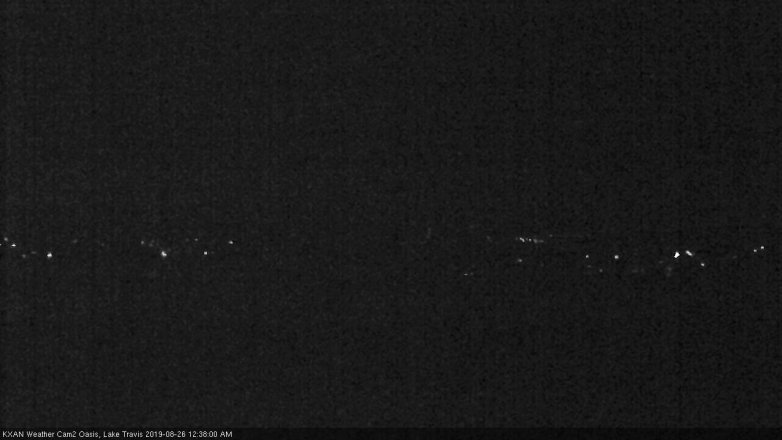 Lake Travis webcam, August 25, 2019 11:40 PM CT