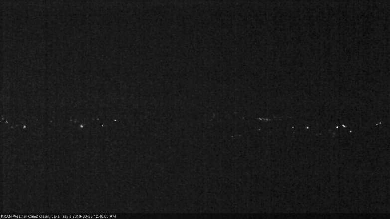 Lake Travis webcam, August 25, 2019 11:50 PM CT