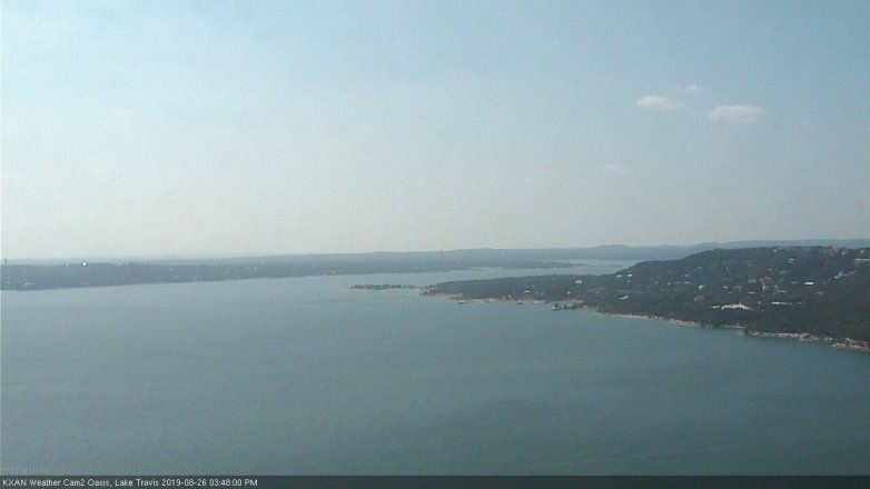 Lake Travis webcam, August 26, 2019 2:50 PM CT