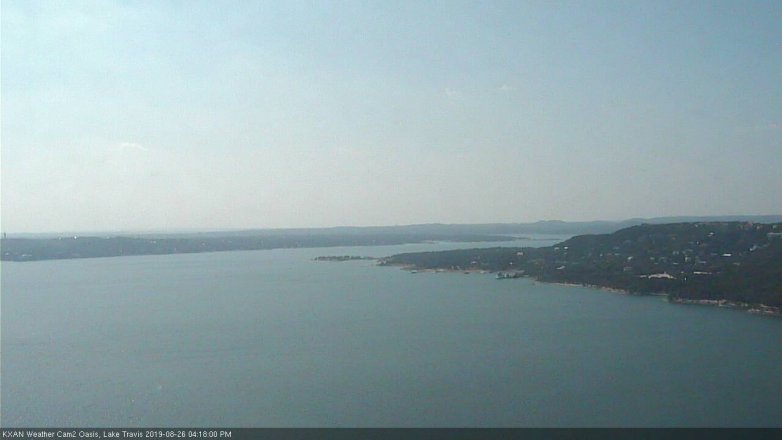 Lake Travis webcam, August 26, 2019 3:20 PM CT