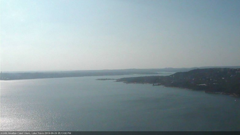 Lake Travis webcam, August 26, 2019 4:15 PM CT