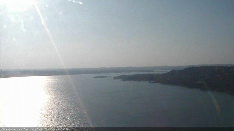 Lake Travis webcam, August 26, 2019 5:10 PM CT