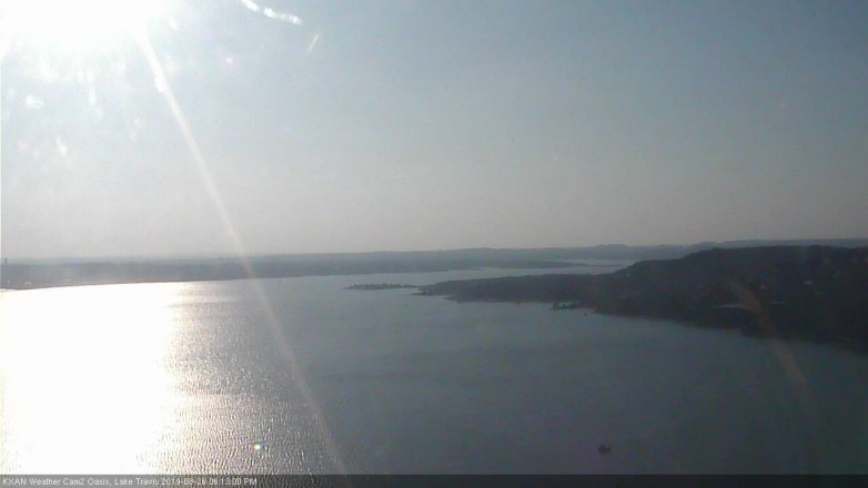 Lake Travis webcam, August 26, 2019 5:15 PM CT