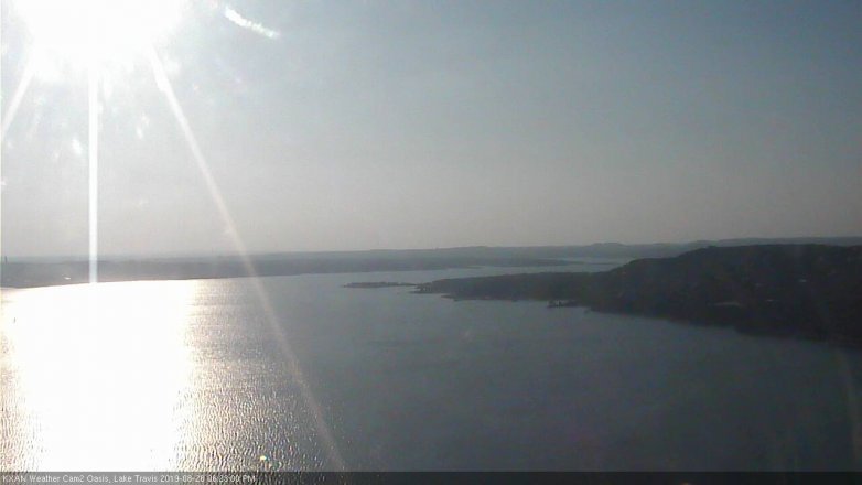 Lake Travis webcam, August 26, 2019 5:25 PM CT
