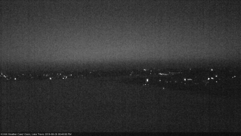 Lake Travis webcam, August 26, 2019 7:50 PM CT