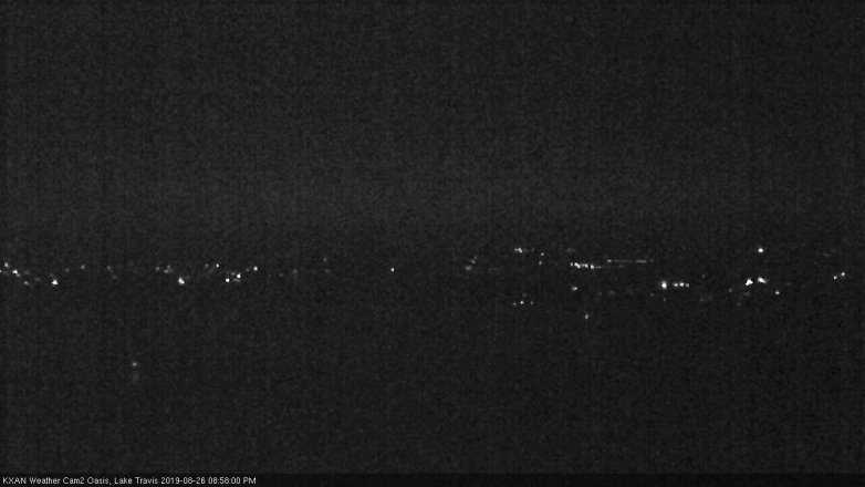 Lake Travis webcam, August 26, 2019 8:00 PM CT