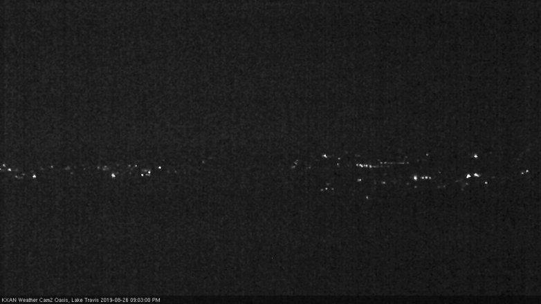 Lake Travis webcam, August 26, 2019 8:05 PM CT