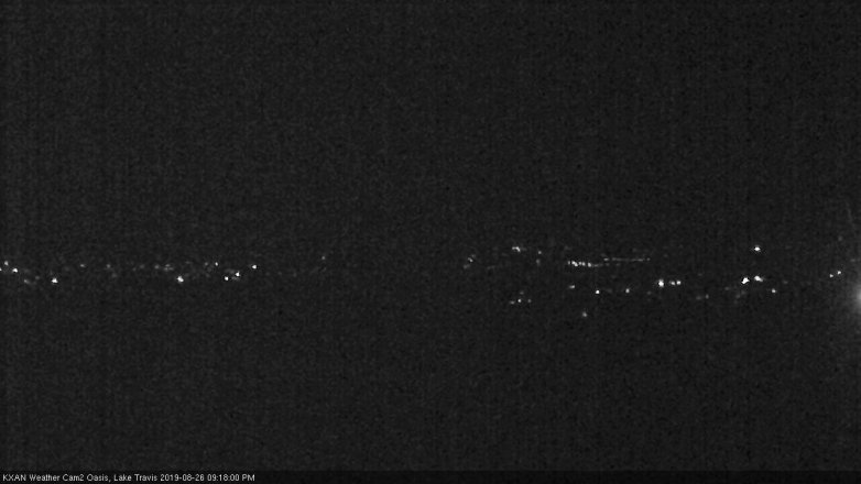 Lake Travis webcam, August 26, 2019 8:20 PM CT